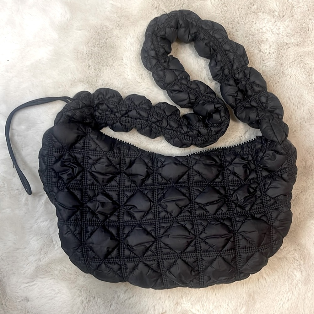 Amazon Quilted Puffer Tote/Crossbody NWOT